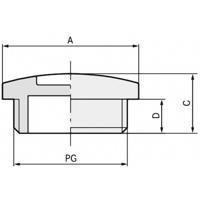 LAPP 52005980 SKINDICHT BLK PG 16 RAL 7035 LGY Blindstop PG16 Polystereen Grijs-wit (RAL 7035) 100 stuk(s)