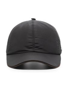 Zegna casquette à plaque logo - Noir