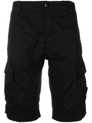 C.P. Company short cargo à taille mi-haute - Noir