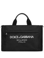 Dolce & Gabbana sac fourre-tout à logo lettre - Noir