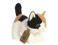 Eco Nation Pluchen knuffel - lapjeskat - 22 cm