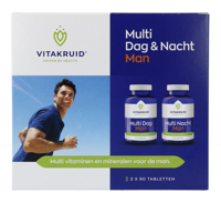 Vitakruid Multi Dag & Nacht Man 100% Vegan 2 x 90