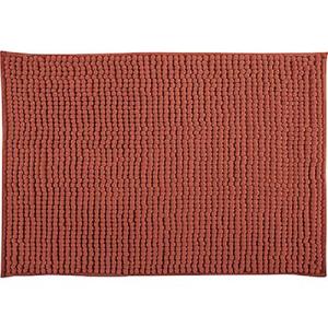 MSV Badkamerkleed|badmat tapijtje - terracotta - 50 x 80 cm