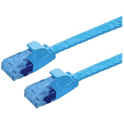 VALUE UTP patchkabel, Cat.6A (Class EA), extra plat, blauw, 2 m