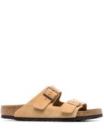 Birkenstock sandales en daim à double brides - Tons neutres