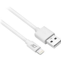 ACT USB 2.0 laad- en datakabel A male - Lightning male 1 meter - thumbnail
