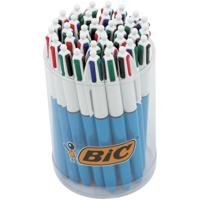 Bic Colours Original 4-kleurenbalpen, medium, klassieke inktkleuren, tubo van 36 stuks