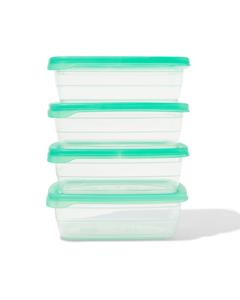 HEMA Vershoudbakjes 600ml - 4 Stuks