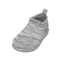 Playshoes pantoffels knitted grijs Maat