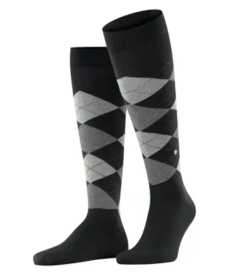 Burlington Wollen kniekous heren - Edinburgh - Merino wollen hoge sokken mannen