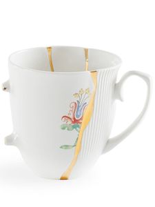 Seletti tasse en porcelaine à fleurs - Blanc