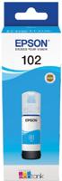 Epson inktfles 102, 6.000 pagina&apos;s, OEM C13T03R240, cyaan