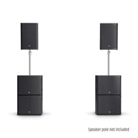 LD Systems Stinger G3 Impact Set A 2x 15 inch PA speakers + 4x 18 inch subwoofer
