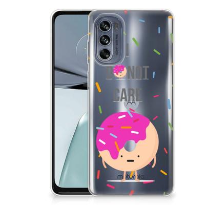 Motorola Moto G62 5G | Siliconen Case | Donut Roze