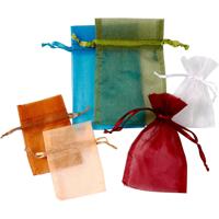 Creativ Company Organza zakjes, afm 7x10+10x15 cm, diverse kleuren, 30 stuk/ 1 doos Creativ Company Organza zakjes, afm 7x10+10x15 cm, diverse kleuren, 30 stuk/ 1 doos