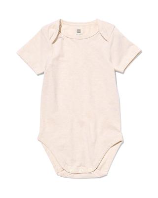 HEMA Baby romper met stretch beige (beige)