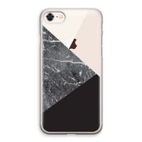 Combinatie marmer: iPhone 8 Transparant Hoesje