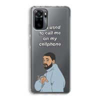 Hotline bling: Xiaomi Redmi Note 10 Pro Transparant Hoesje Hotline bling: Xiaomi Redmi Note 10 Pro Transparant Hoesje