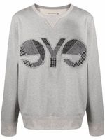 Junya Watanabe MAN sweat à design patchwork - Gris - thumbnail