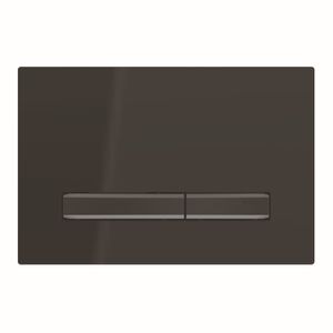 Bedieningsplaat Geberit Sigma 50 voor 2-toets Spoeling Zwart Chroom / Zwart