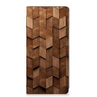 Book Wallet Case voor OPPO A54 5G | A74 5G | A93 5G Wooden Cubes