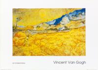 Kunstdruk Vincent Van Gogh - Il Mietitore 70x50cm