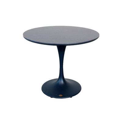 Bridgeport dining tafel midnight grey dia. 90 cm - Oosterik home