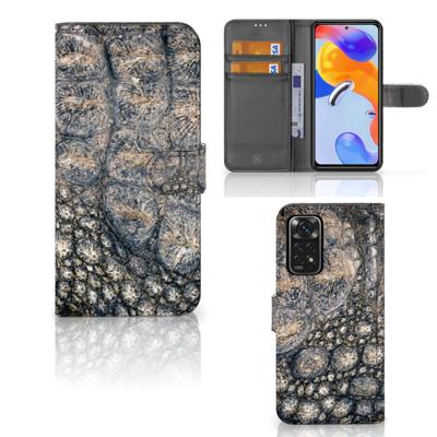 Xiaomi Redmi Note 11 Pro 5G/4G | Telefoonhoesje | Met pasjeshouder | Krokodillenprint