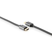 Nedis CVTB34000GY10 HDMI kabel 1 m HDMI Type A (Standaard) Grijs - thumbnail