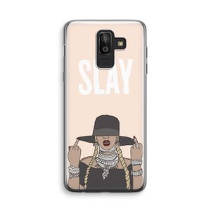 Slay All Day: Samsung Galaxy J8 (2018) Transparant Hoesje
