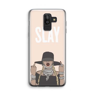 Slay All Day: Samsung Galaxy J8 (2018) Transparant Hoesje