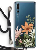 Floral bouquet: Huawei P20 Pro Transparant Hoesje met koord