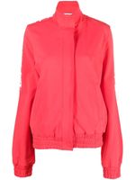 Off-White veste légère à bande logo - Rouge