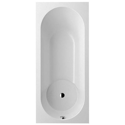 Villeroy & Boch Libra bad - 180x80cm - quaryl rechthoekig met poten wit ubq180lib2v-01