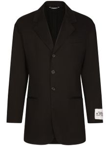 Dolce & Gabbana blazer en coton - Noir