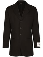 Dolce & Gabbana blazer en coton - Noir - thumbnail