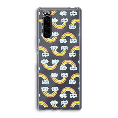 Regenboog: Sony Xperia 5 Transparant Hoesje