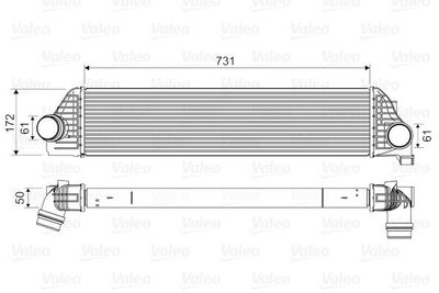Intercooler, inlaatluchtkoeler 818561