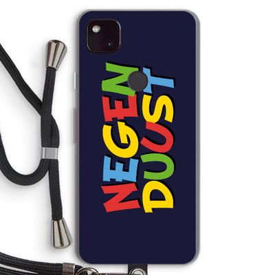 90's One: Pixel 4a 5G Transparant Hoesje met koord