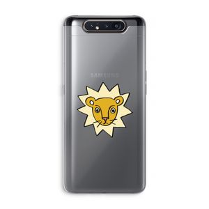 Kleine leeuw: Samsung Galaxy A80 Transparant Hoesje