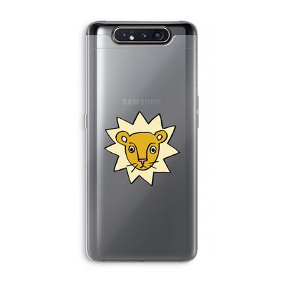 Kleine leeuw: Samsung Galaxy A80 Transparant Hoesje