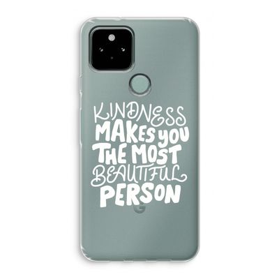 The prettiest: Google Pixel 5 Transparant Hoesje