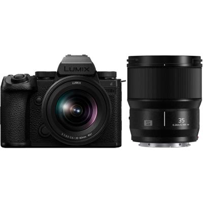 Panasonic Lumix DC-S5 IIX body + Lumix S 20-60mm F/3.5-5.6 + Lumix S 35mm F/1.8