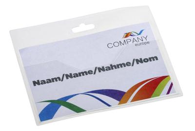 Badge pashouder europel open 90x60mm