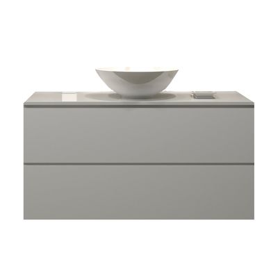 Badkamermeubelset Gliss Hermes 100 cm Hoogglans Wit Met Waskom
