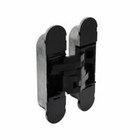 Intersteel Deurscharnier onzichtbaar 130x30mm zamak - zwart