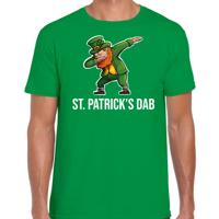St. Patricks day t-shirt - groen - voor heren - St. Patricks dab - Ierse feest kleding