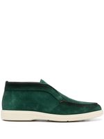 Santoni bottines en daim - Vert - thumbnail