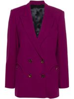 Blazé Milano blazer Cool & Easy Everyday en laine - Violet - thumbnail