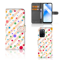 OPPO A16/A16s/A54s Telefoon Hoesje Dots - thumbnail